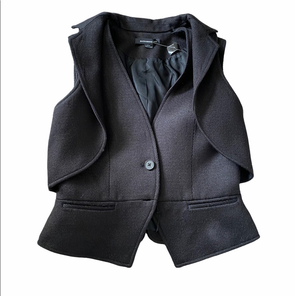 Alexander Wang‎ Double Layered Short Black Vest